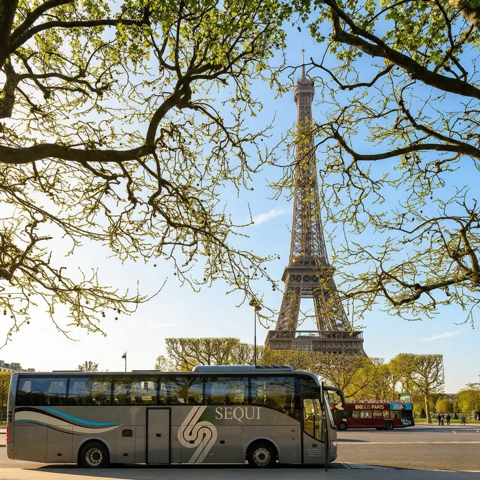 An Autolinee Sequi coach on the road — Travelling through Europe