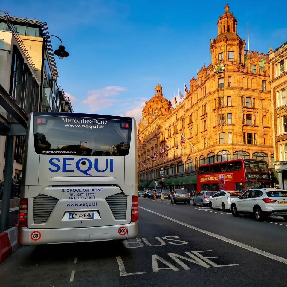 An Autolinee Sequi coach on the road — New perspectives
